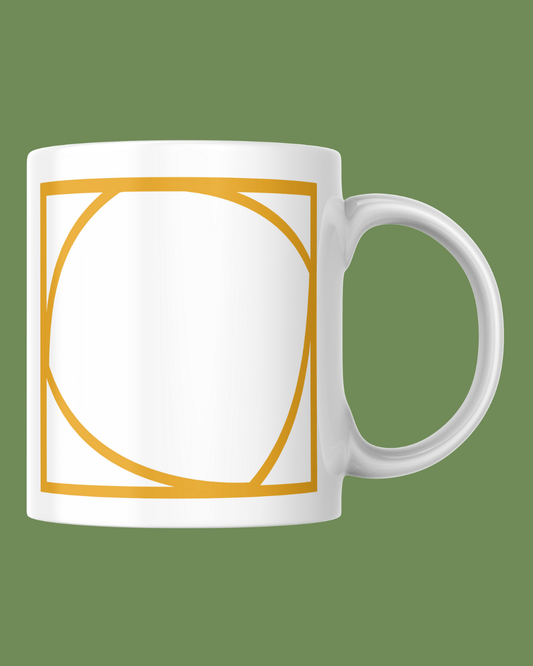 White Plain Mug with Helvanta Logo