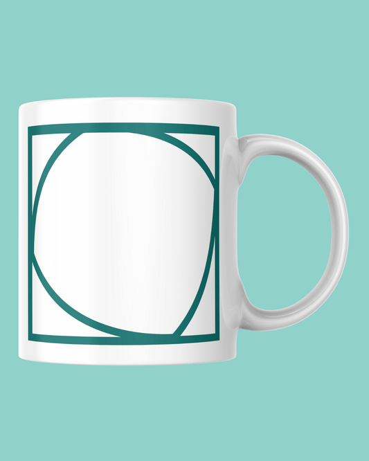 White Plain Mug with Helvanta Logo